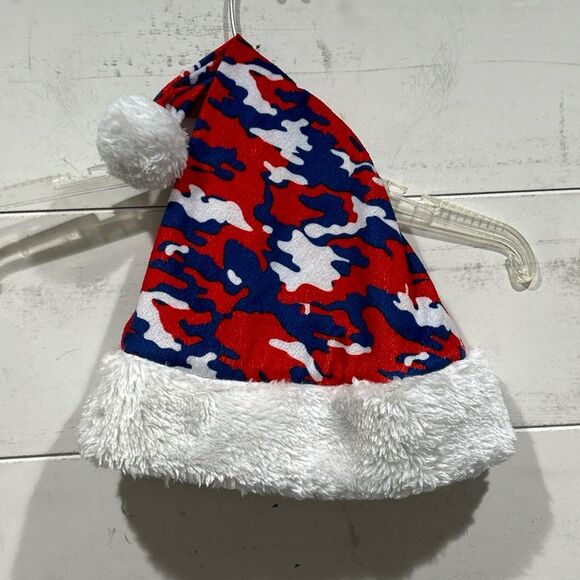 New England Patriots Christmas Hat - EUC - Picture 3 of 4